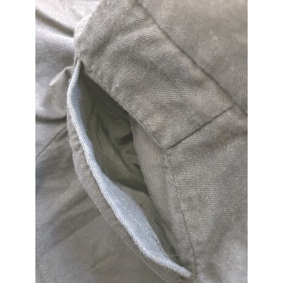 AllSaints Mens Tallis Pleated Trouser Cotton/Wool Black 32 Ankle Length - Picture 7 of 15